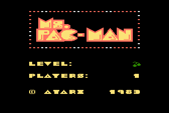 Ms. Pac-Man Title Screen